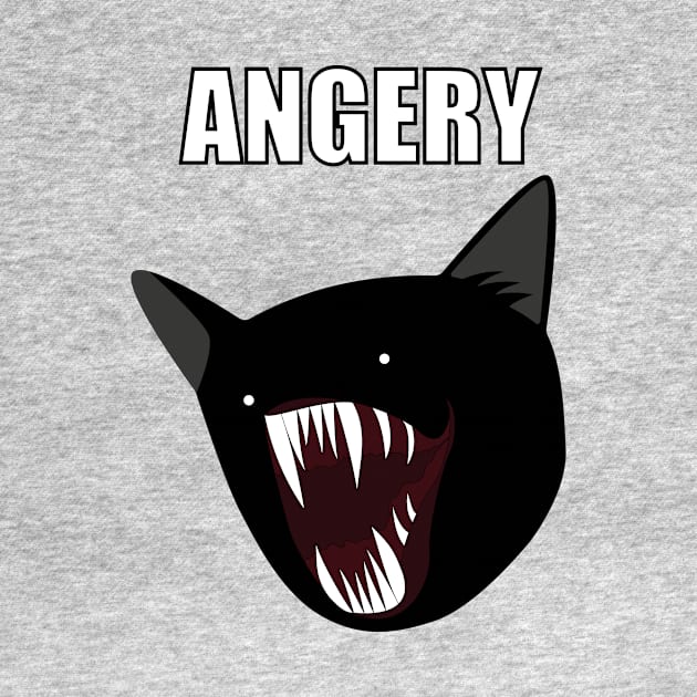 Angery Demon Cat Meme by Sashen